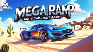 Mega Ramp Car Unity Car Stunt Game | Unity 3D Car Game Template | Unity 3D Game screenshot 2