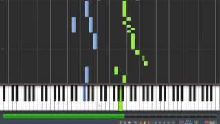 Franz Joseph Haydn - Piano Sonata 8 - 2nd Movement [Synthesia Piano Tutorial]
