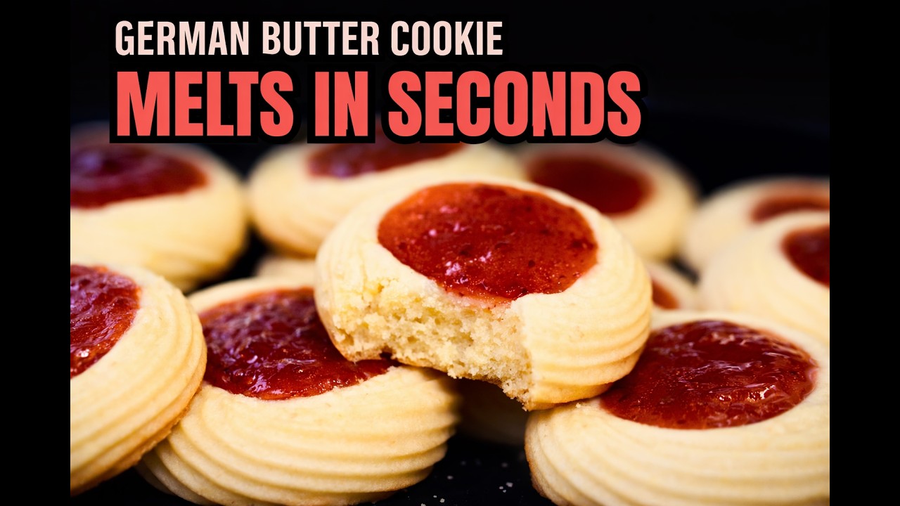 Melt-In-Your-Mouth Strassburger Cookies | The Best German Butter Cookie