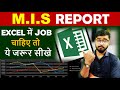 Excel  mis report  how to create mis report in excel  mis report in excel