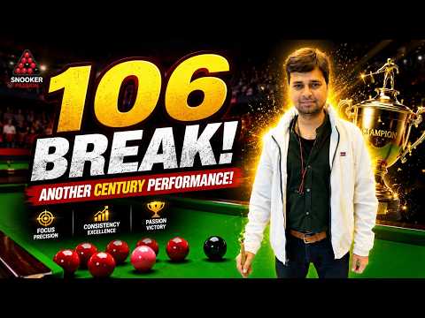 111 Break in Snooker By Alkesh Nema ! 🔥 Clean Break Building & Perfect Cue Ball Control |