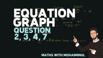 IGCSE (9-1) Maths B -  Equation Graph | Question Solving 2 3 4 7