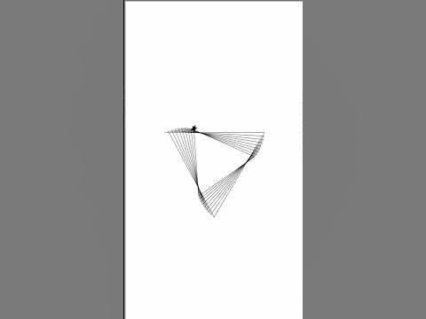 Impossible triangle in python 🤓 @code with harry #coding #python # ...