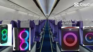When the JBL partybox series ride on the plane