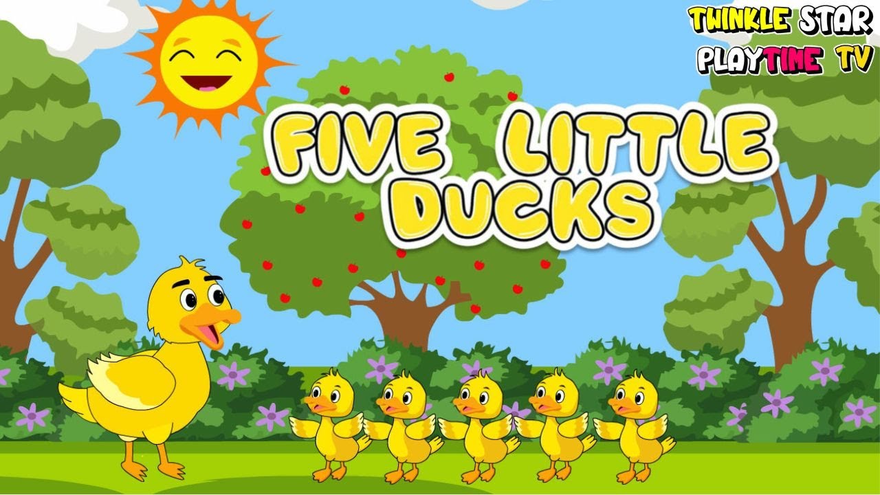 Five Little Ducks 🐤 | Kids Nursery Rhymes 🤩 | Nursery Rhymes for kids ✨ | Kids Song 🌟🎶