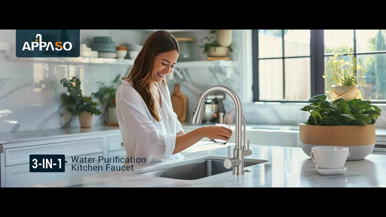 APPASO Kitchen Faucet with Drinking Water Faucet