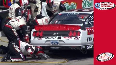 Pit road problems for Logano