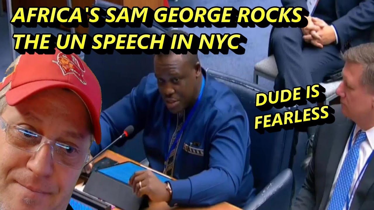 Sam George Sad Sam George of GHANA AFRICA Just SHOCKED the UN Security Council ...