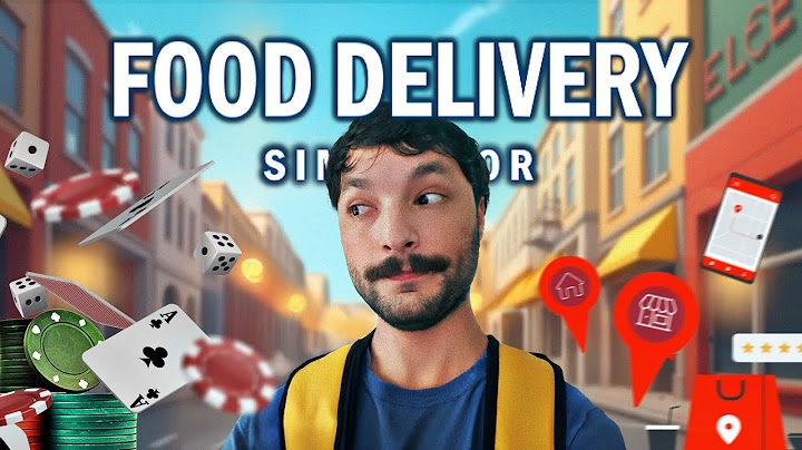 VIREI ENTREGADOR DE COMIDA SÓ PARA APOSTAR... E ME ARREPENDI! | Food Delivery Simulator