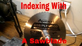 Atlas 12 lathe and indexing tool