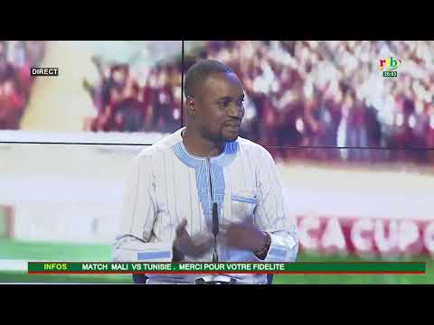 RTB CAN Maroc 2025 8es De Finale Mali Vs Tunisie Plateau Mi Temps 