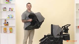 How to Convert from Wagon Mode to Stroller Mode for Baby Trend Journey All-in-One Stroller to Wagon