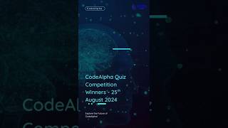 CodeAlpha Quiz | Meet Our Top Performers 🎉#quiz #ytshorts #shorts #codealpha #song #internship #job