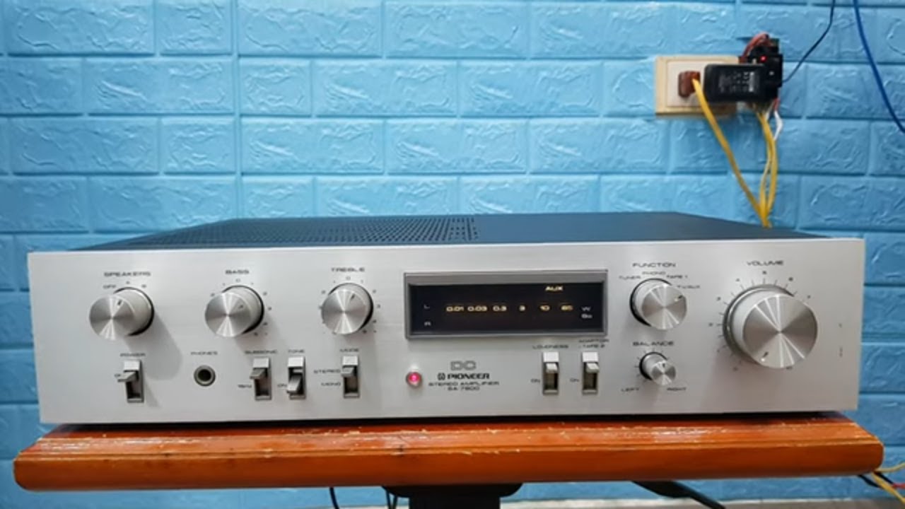 Amply Pioneer SA 7900 - 130W dễ ghép loa, giá tốt - youtube