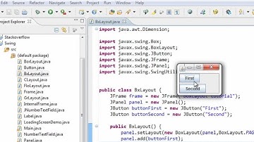 Java swing GUI tutorial #19: BoxLayout