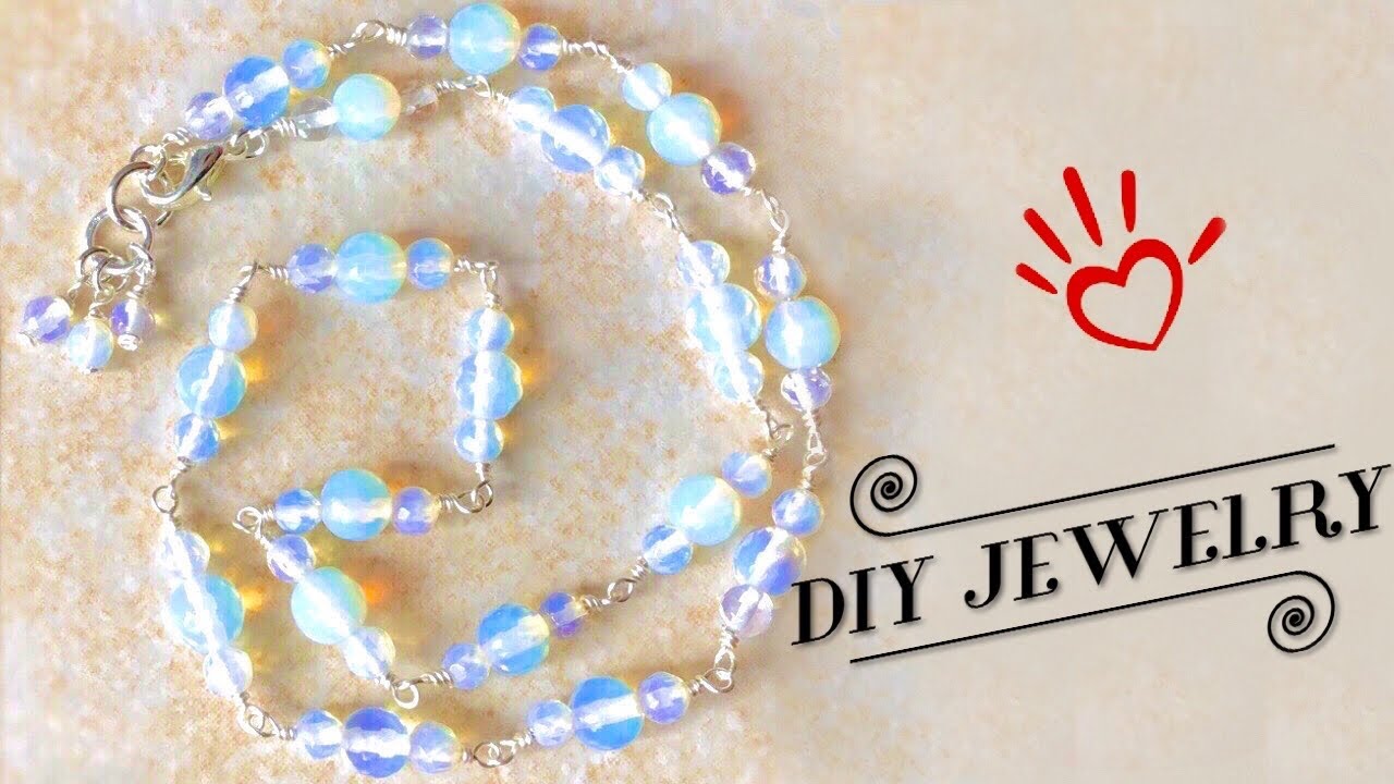 Как сделать украшение из проволоки: Ожерелье из бусин и проволоки своими руками