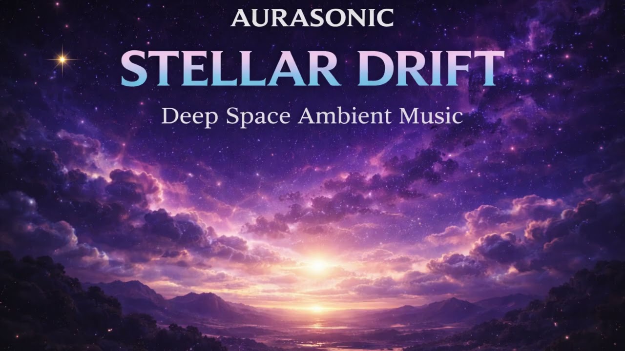 Stellar Drift 🌌 Deep Space Ambient Music | AURASONIC