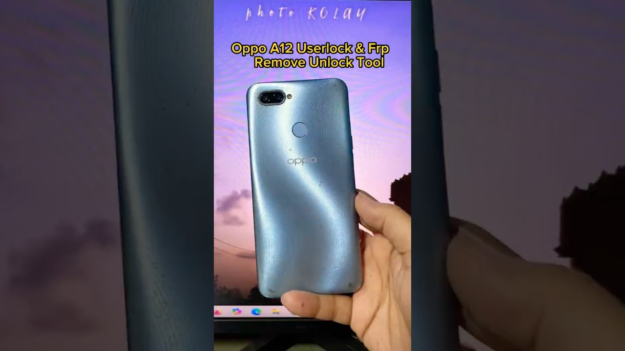 Oppo A12/A11K Frp Bypass Unlock Tool 100# 