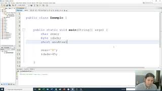 Java - Aula 1 – Manipulação de variáveis e tipos de dados essenciais
