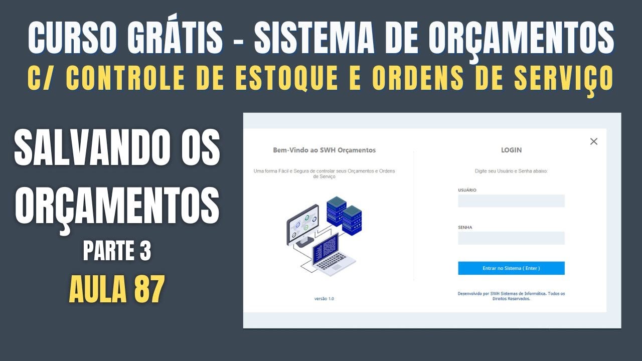 Sistema de Orçamentos no Delphi - Aula 87 - Salvando os Orçamentos - 