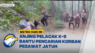 Polda Sulsel Kerahkan Anjing K-9 untuk Ungkap Fakta Baru Kecelakaan Pesawat - [Metro Hari Ini]