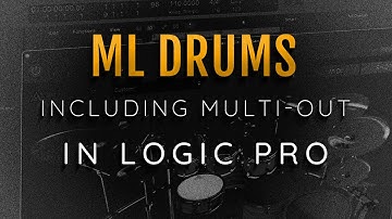 How To Use ML Drums Including MultiOut For Blind Logic Users With VoiceOver Chapters In Description