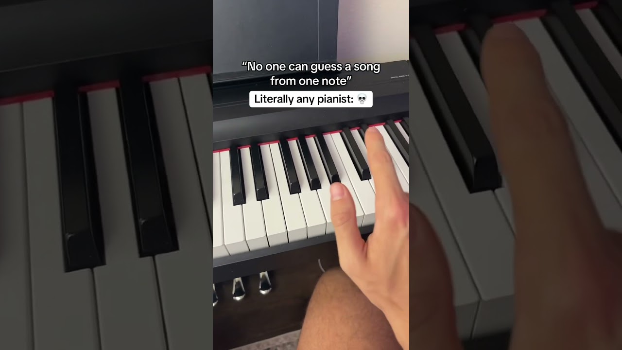 No One Can Guess This Piano Song with ONE Note!😳 