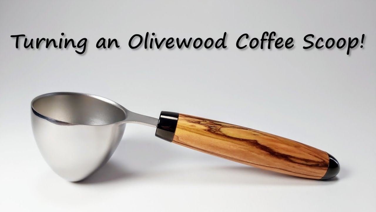 Turning a coffee scoop kit Olive Wood A quick, easy turning project