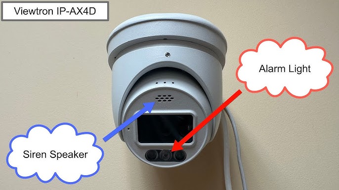 Outdoor Security Camera With Siren And Light: Ultimate Safety