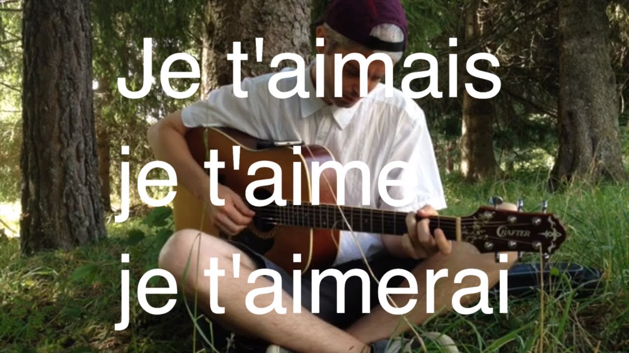 Francis Cabrel - Je t'aimais je t'aime je t'aimerai - Cover - YouTube