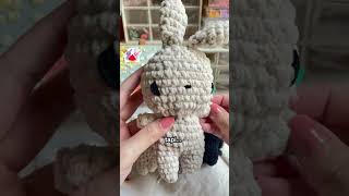 The Process Behind The Pattern of Cloud Bunny Keychain - Amigurumi Crochet | Watermelon Bunny