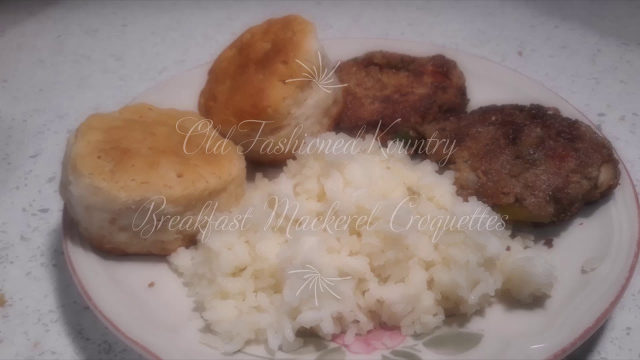 Mackerel / Salmon Croquettes YouTube