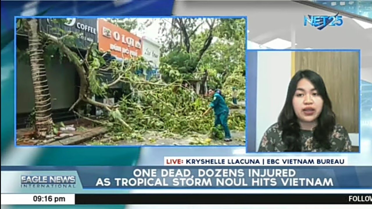 One dead, dozens injured as Tropical Storm Noul hits Vietnam