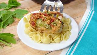 Slow Cooker Creamy Tuscan Chicken