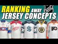 NHL Away Jersey Concepts Ranked! (Designs by Drew)