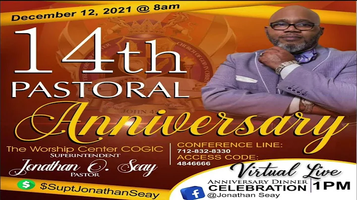 REBROADCAST: PASTOR JONATHAN SEAY 14TH ANNIVERSARY