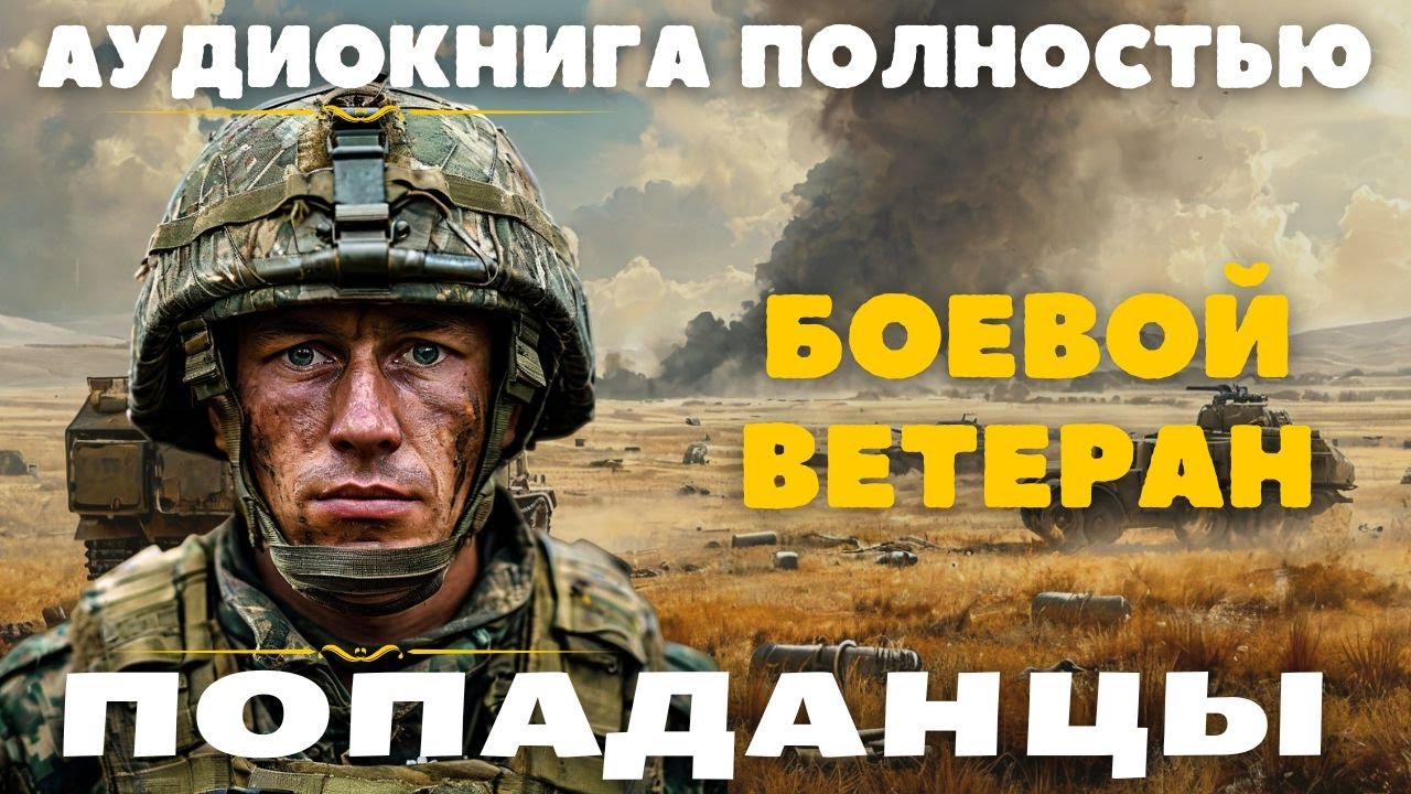 БОЕВОЙ ВЕТЕРАН / ПОПАДАНЦЫ АУДИОКНИГА ПОЛНОСТЬЮ:  #попаданцы #аудиокниги #фантастика