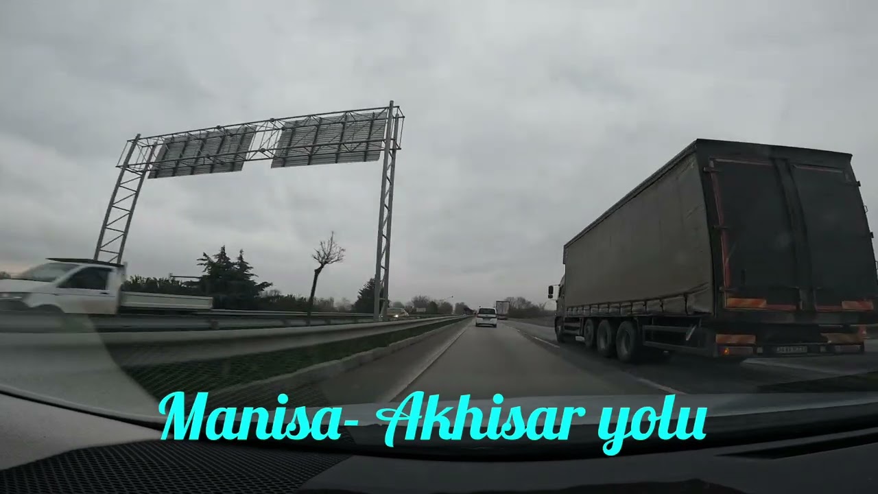 Turgutlu Manisa'dan Çanakkale ye yol videosu, kozak yaylası geçişli, drone çekimleri, yağışlı hava