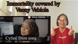 Vanny Vabiola - Imortality (cover) |  Reaction #vannyvabiolareaction #vannyvabiola