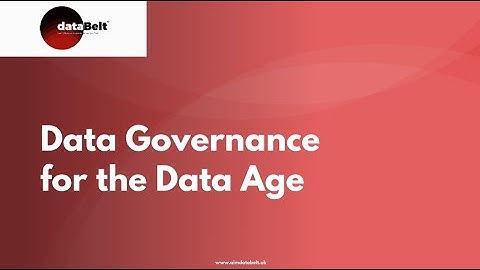 DataBelt® - Data Governance for the Data Age