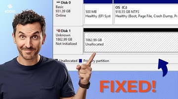 [DISK NOT INITIALIZED FIX] How to Fix “Disk 1 Unknown, Not Initialized” - 5 Ways | 2025