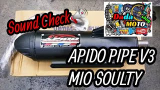 APIDO PIPE THAILAND V3 | SOUND CHECK | MIO SOULTY | DADA MOTO