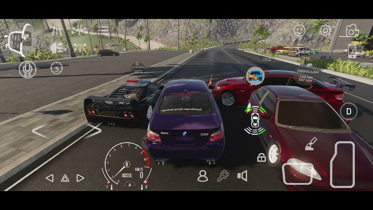 E60 ile ferrari tks ettim