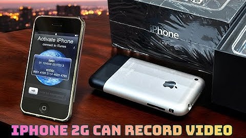 You Won’t Believe This iPhone 2G Can Actually Record Video!