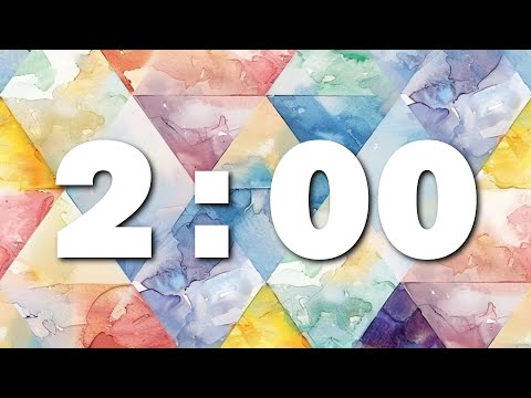 Silent Countdown Timer | Pastel Background | 2 minutes