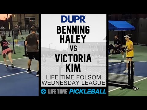 3.5+ Life Time DUPR Pickleball League - Benning/Haley v Victoria/Kim