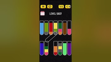 Water Sort puzzle level 5937