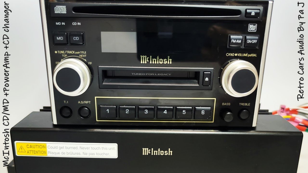 ขาย McIntosh 2DIN CD/MD +Power amp 5ch +6cd changer