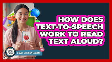 How Does Text-to-Speech Work To Read Text Aloud?