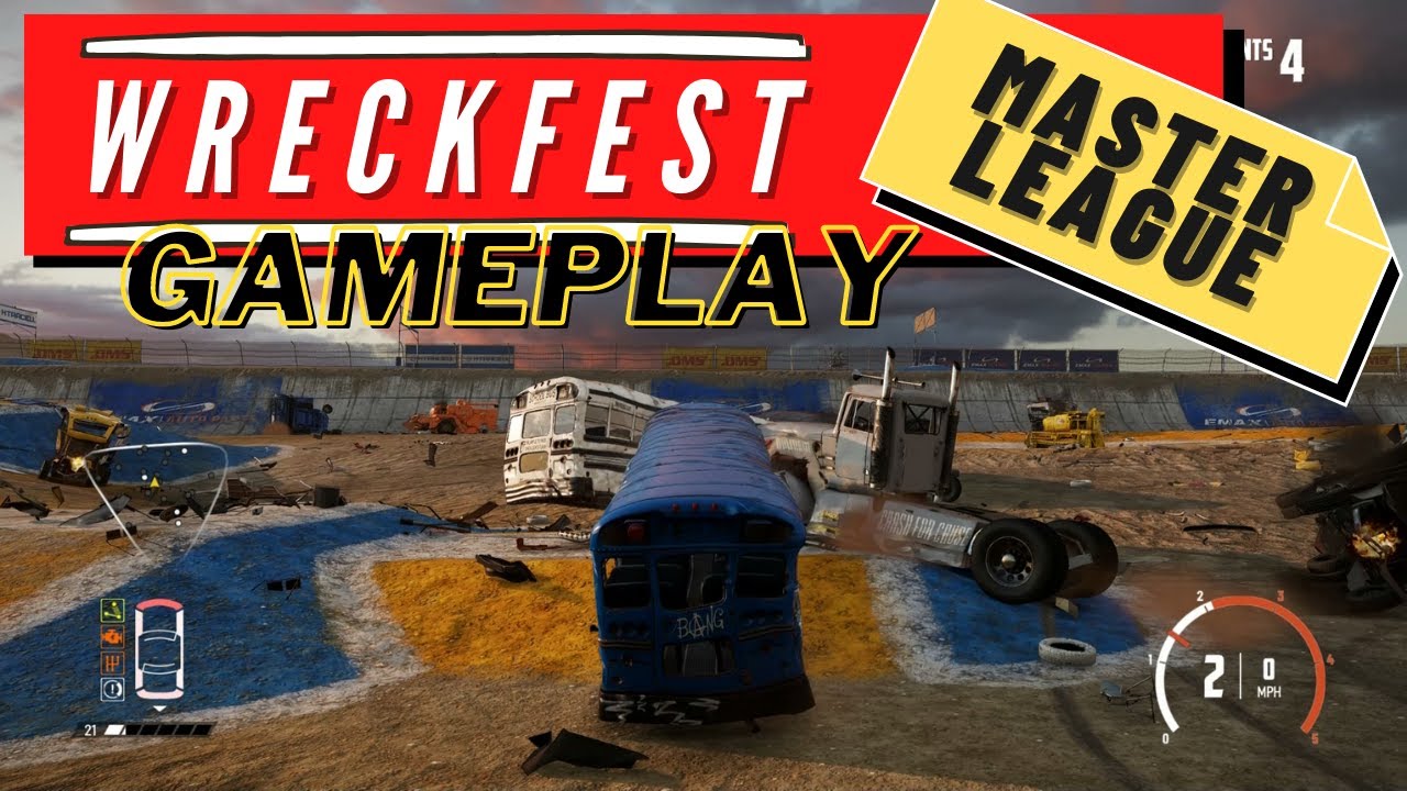 Wreckfest Battle Royal Gameplay Master League PC - YouTube